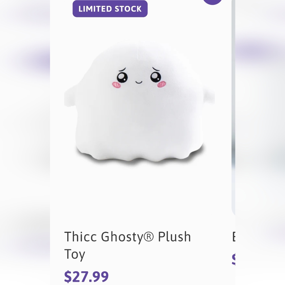 Thicc Ghosty Plushie - by Lankybox